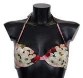 Dolce & Gabbana Multicolor Floral Swimsuit Beachwear Bikini Tops -   -  Dolce & Gabbana.